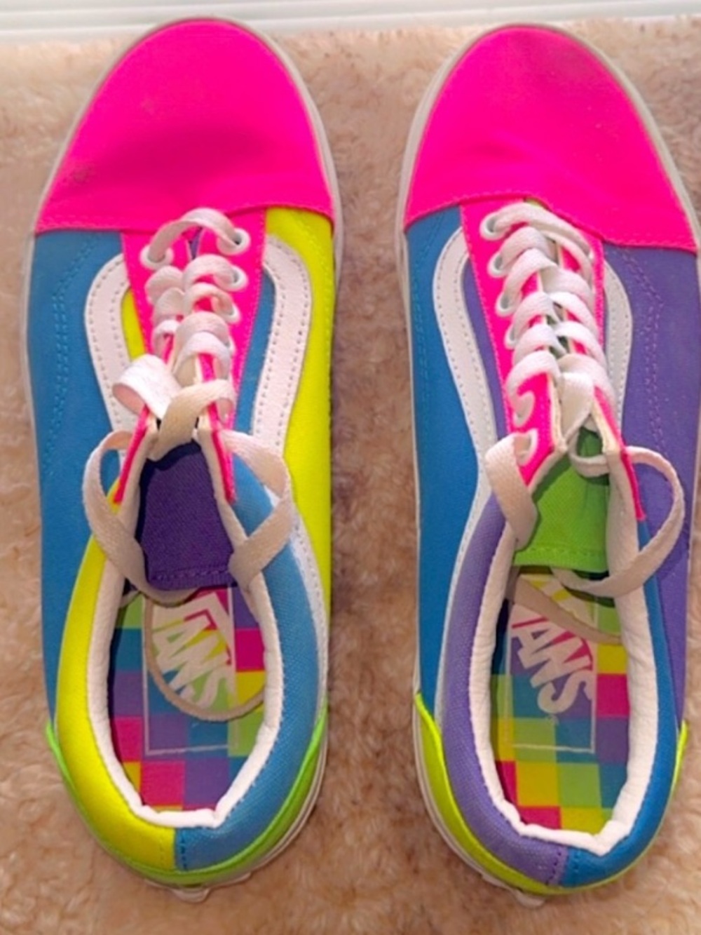Vans Old Skool 'Color Block' size 7.5 - Picture 3 of 8